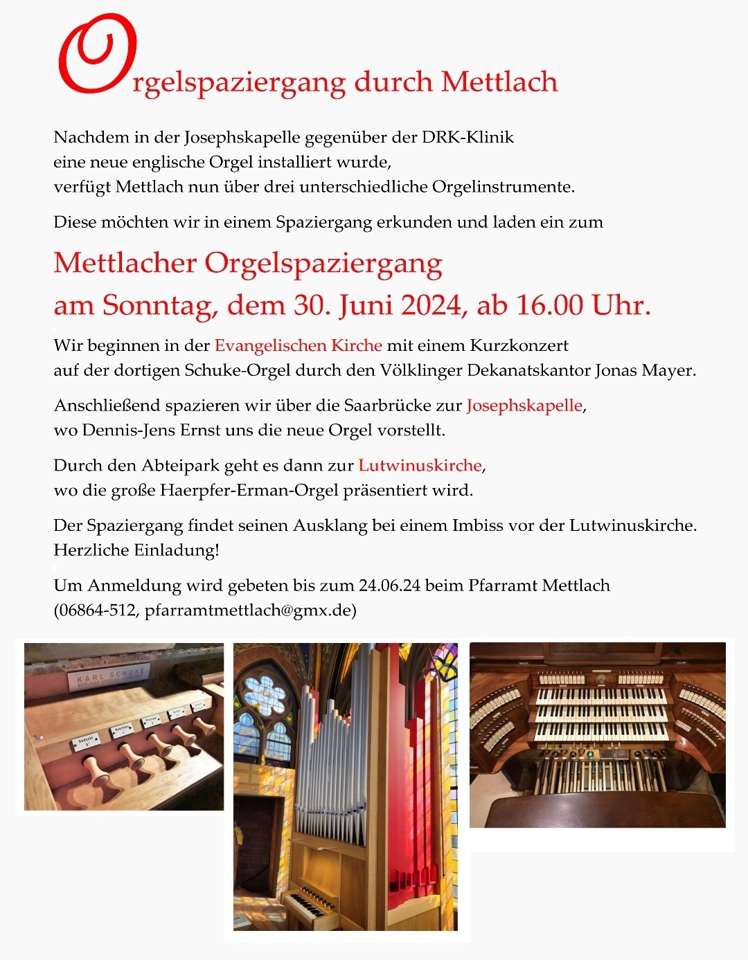 Orgelspaziergang Mettlach