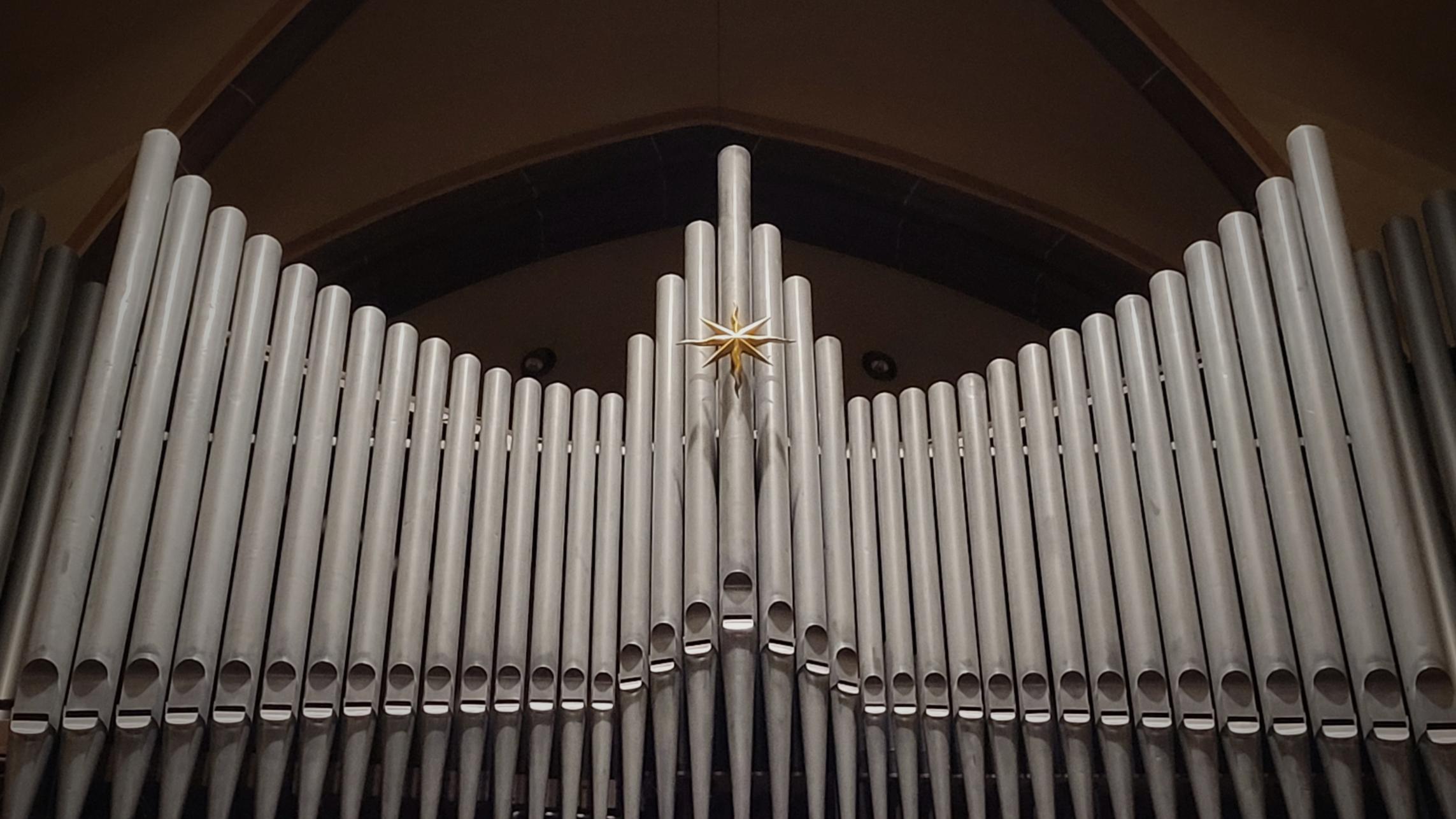 Zimbelstern an der Mettlacher Orgel