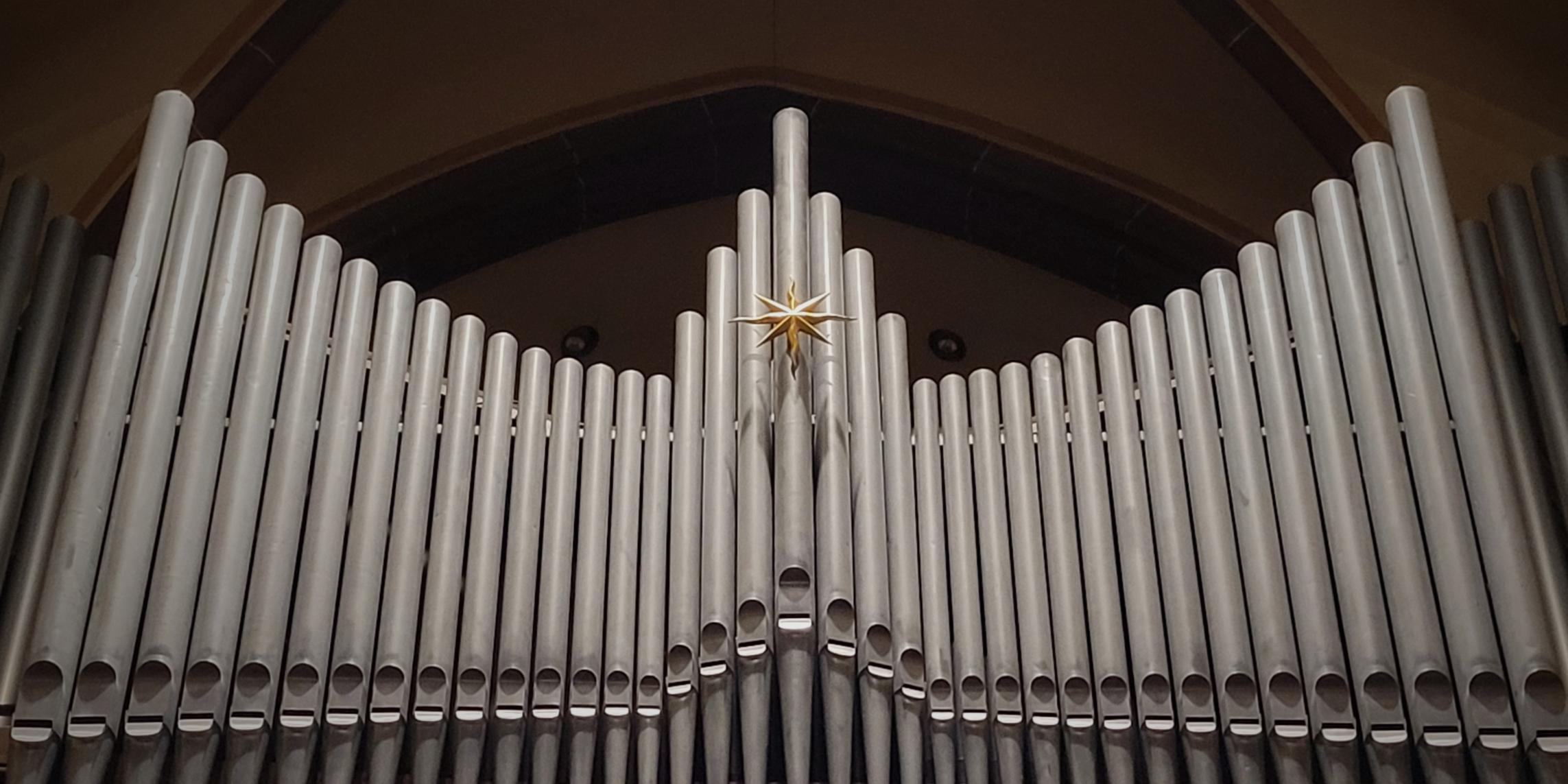 Zimbelstern an der Mettlacher Orgel